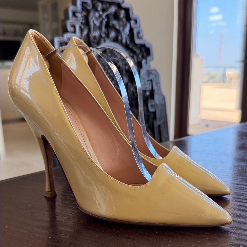 Chic Mustard Yellow Stiletto Heels